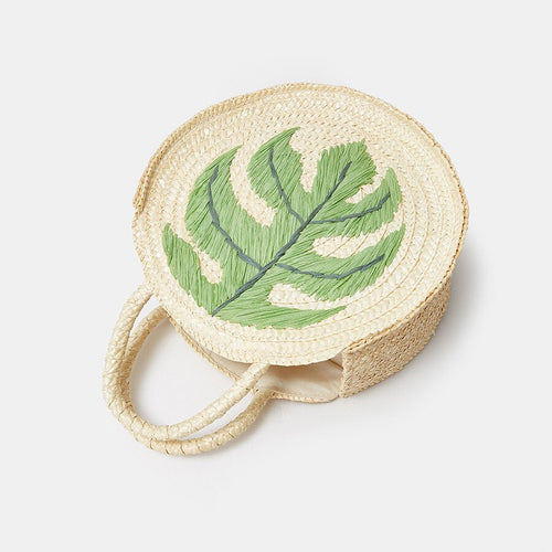 Coconout Tree Straw Bag